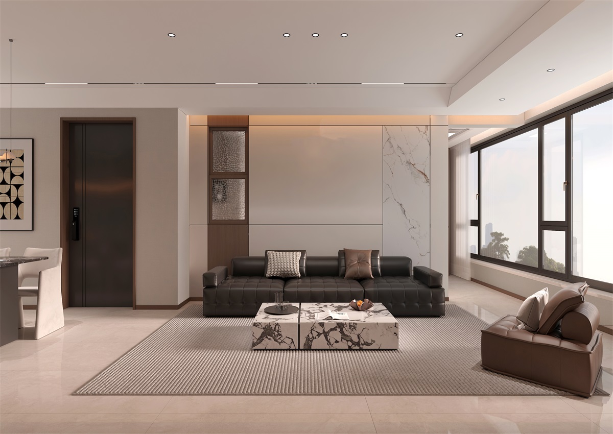 玉庭華府131㎡ | 現(xiàn)代意式+美拉德色系，濃郁棕調(diào)的電影氛圍直接封神！