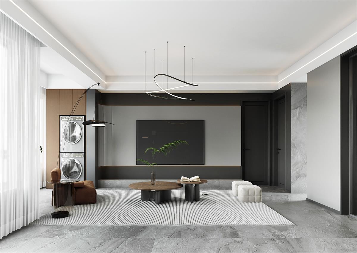 國府壹號| 驚艷！147㎡黑色簡約家，又A又颯高級感直接拉滿