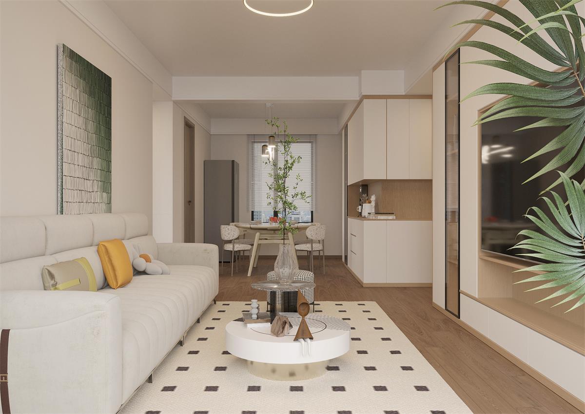 中房西悅府 | 簡(jiǎn)約不失高級(jí)，127㎡原木奶油風(fēng)滿是松弛感！