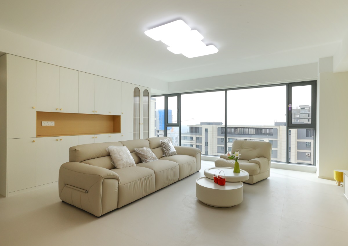 實(shí)景 | 萬錦公館143㎡奶油風(fēng)，藏進(jìn)角落里的寫意自然，讓焦慮瞬間清零！