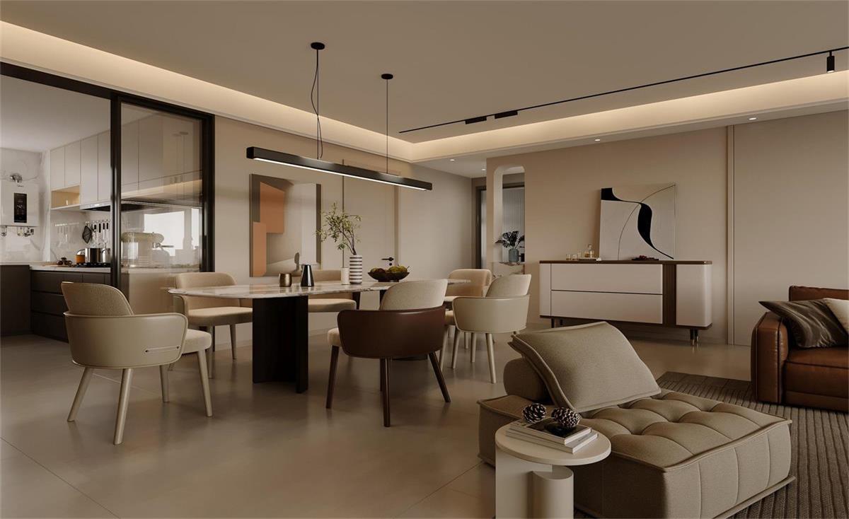 中海華樾 | 現(xiàn)在裝修都內(nèi)卷成這樣了？！從玄關就開始美哭的143㎡現(xiàn)代風