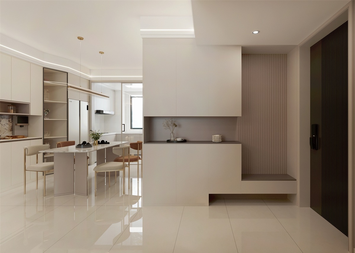 中海河山郡 | 聽(tīng)勸！裝修少看點(diǎn)網(wǎng)紅設(shè)計(jì)，119㎡簡(jiǎn)約風(fēng)小家溫馨又耐看！