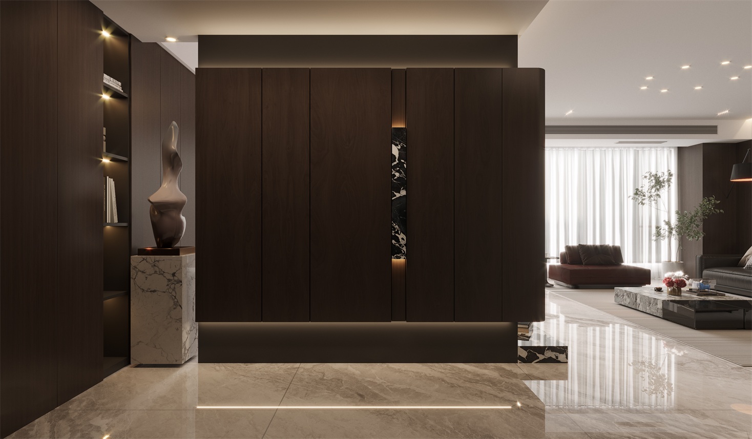 中海海樾133㎡ | 意式極簡(jiǎn)風(fēng)又殺回來了！這高級(jí)感我真拒絕不了~