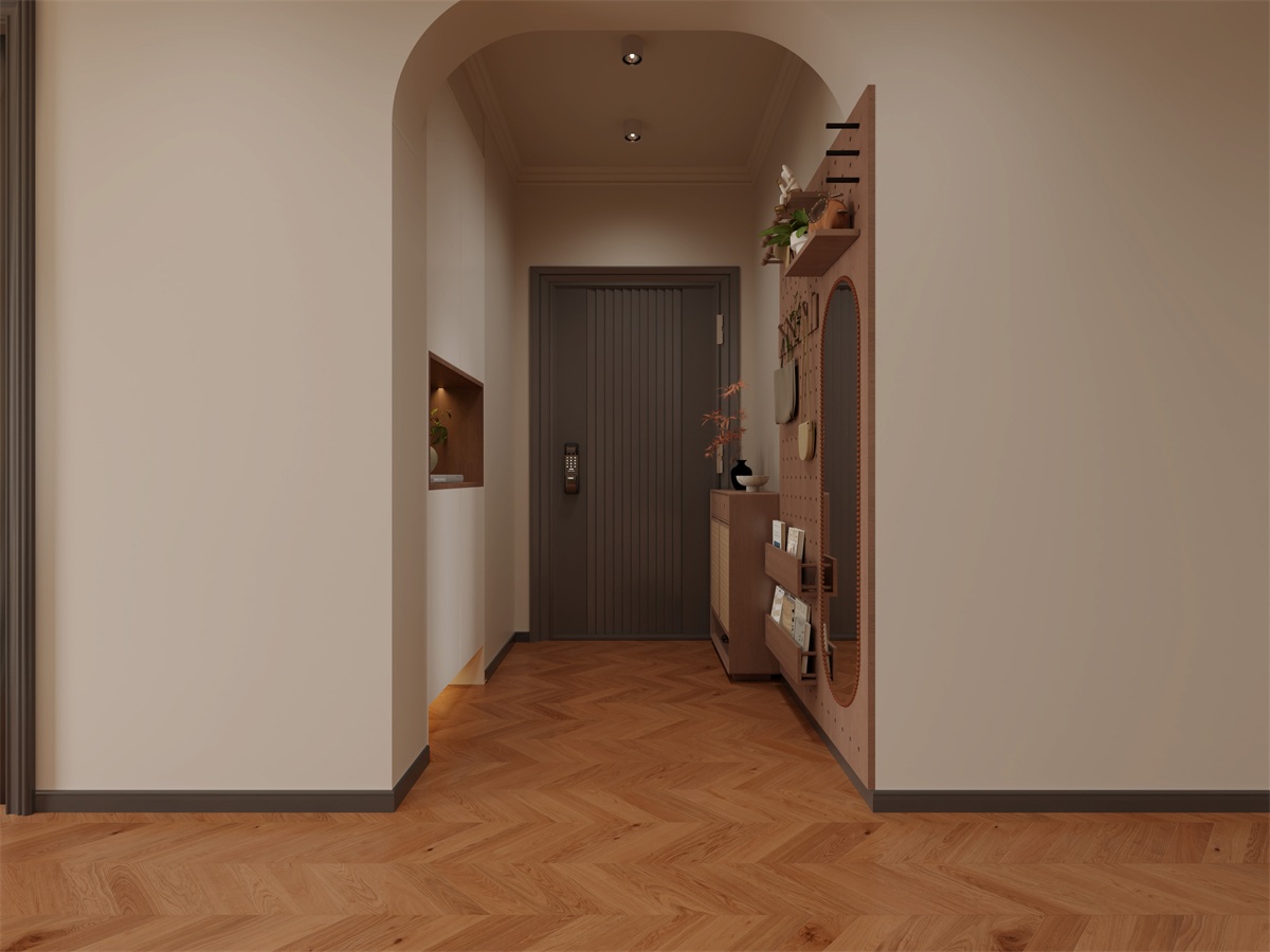 閱海萬家110㎡ | 奇葩戶型爆改中古風治愈美家！推門第一眼就驚艷！