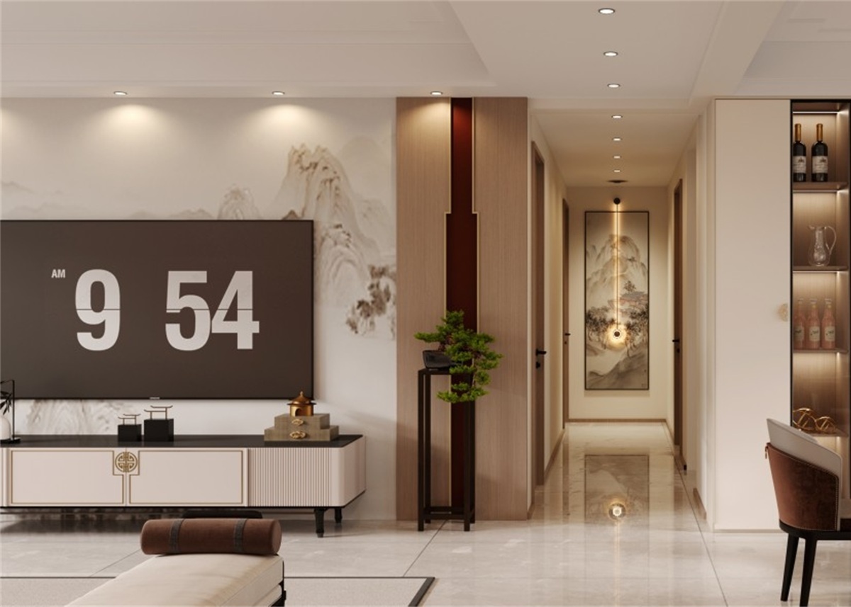 中海華樾185㎡ | 新中式到底有多絕？東方美學直接拿下一家老??！