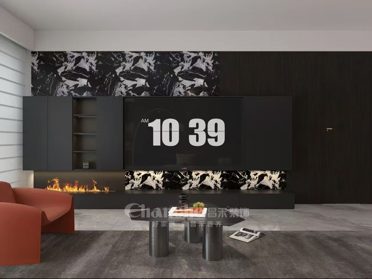 萬(wàn)科錦曜129㎡ | 當(dāng)初全家都反對(duì)的黑色系極簡(jiǎn)風(fēng)，幸好我堅(jiān)持到底！