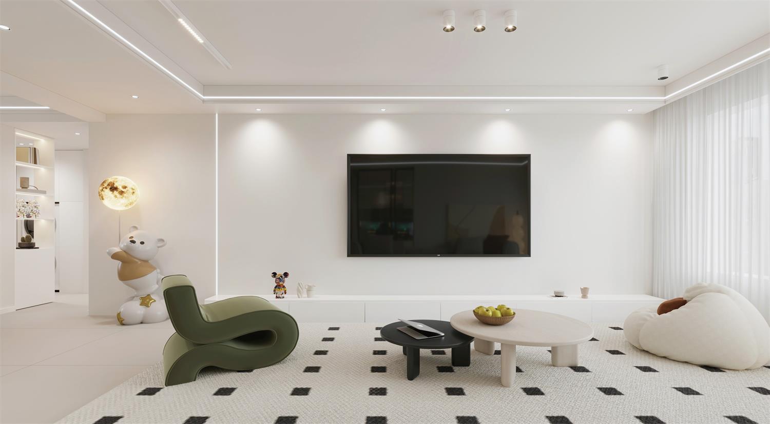 閱海萬(wàn)家G2區(qū) | 144m2軟軟糯糯奶油風(fēng)，一眼就淪陷的治愈感！