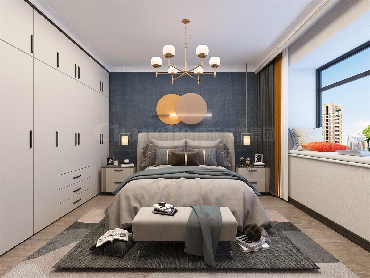 中海鉑悅公館133平米現(xiàn)代簡(jiǎn)約裝修效果圖